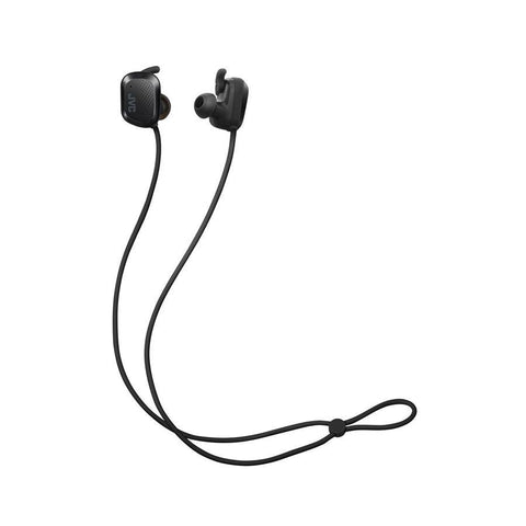 JVC HA-AE1W-B - Écouteurs Intra-Auriculaire Sport, Sans-Fil, Bluetooth 5.0 avec Microphone et Télécommande, Noir