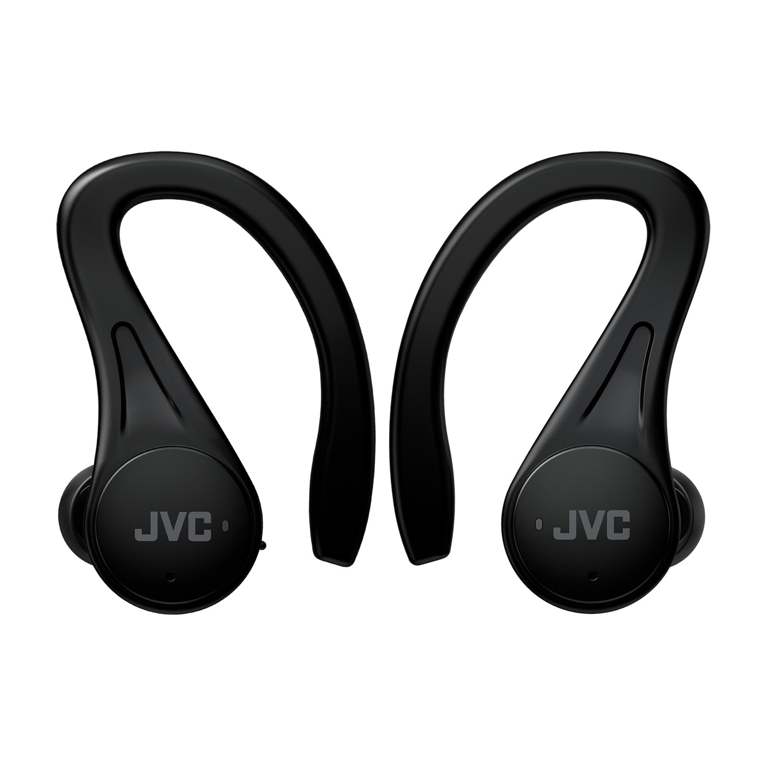 JVC HA-EC25T - Écouteurs Intra-Auriculaires Sans-Fil pour le Sport, Bluetooth 5.1, Avec Boitier de Recharge et Commandes Tactiles, Noir - Simple Boutique