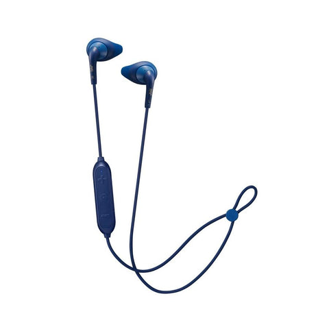 JVC HA-EN15W-A - Écouteurs Intra-Auriculaire Sport, Sans-Fil, Bluetooth 5.0 Avec Microphone et Télécommande, Bleu