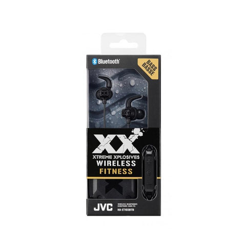 JVC HA-ET103BT-B Écouteurs XX Sport Bluetooth avec Microphone et Télécommande Noir