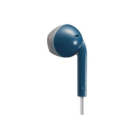 JVC HA-F19BT-AH Écouteurs Retro Bluetooth avec Microphone et Télécommande Bleu