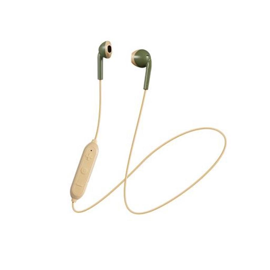 JVC HA-F19BT-GC Écouteurs Retro Bluetooth avec Microphone et Télécommande Vert - Simple Boutique