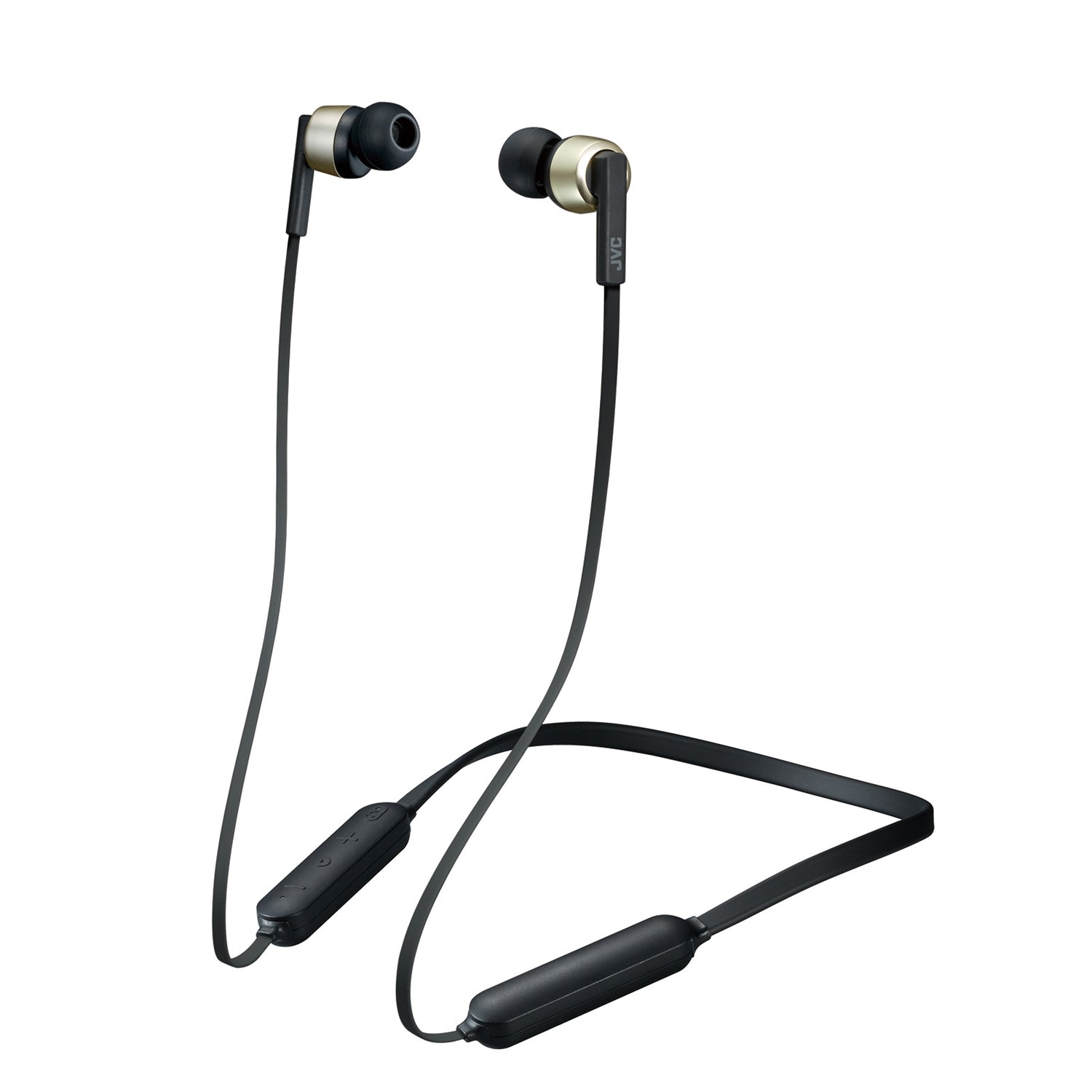 JVC HA-FX65BN-N Écouteur Bluetooth Intra-Auriculaire à Supression de Bruit Ambiant avec Microphone et Télécommande, Doré - Liquidation Vente Finale - Simple Boutique