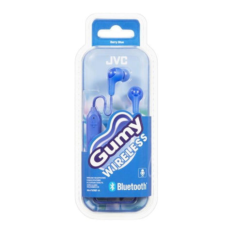 JVC HA-FX9BT-A Écouteurs Gumy Bluetooth Intra-Auriculaire Avec Microphone et Télécommande Bleu