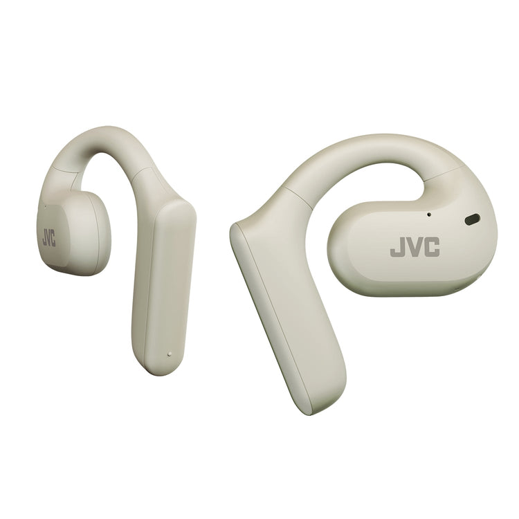 JVC HA-NP35T - Écouteurs à Oreille Ouverte Sans-Fil, Bluetooth 5.1 avec Commandes Tactiles, Blanc - Simple Boutique