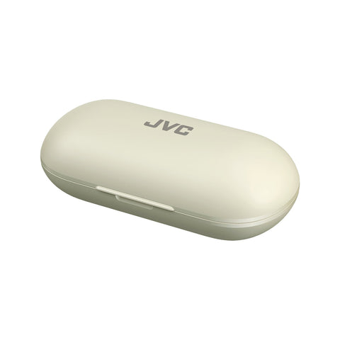 JVC HA-NP35T - Écouteurs à Oreille Ouverte Sans-Fil, Bluetooth 5.1 avec Commandes Tactiles, Blanc