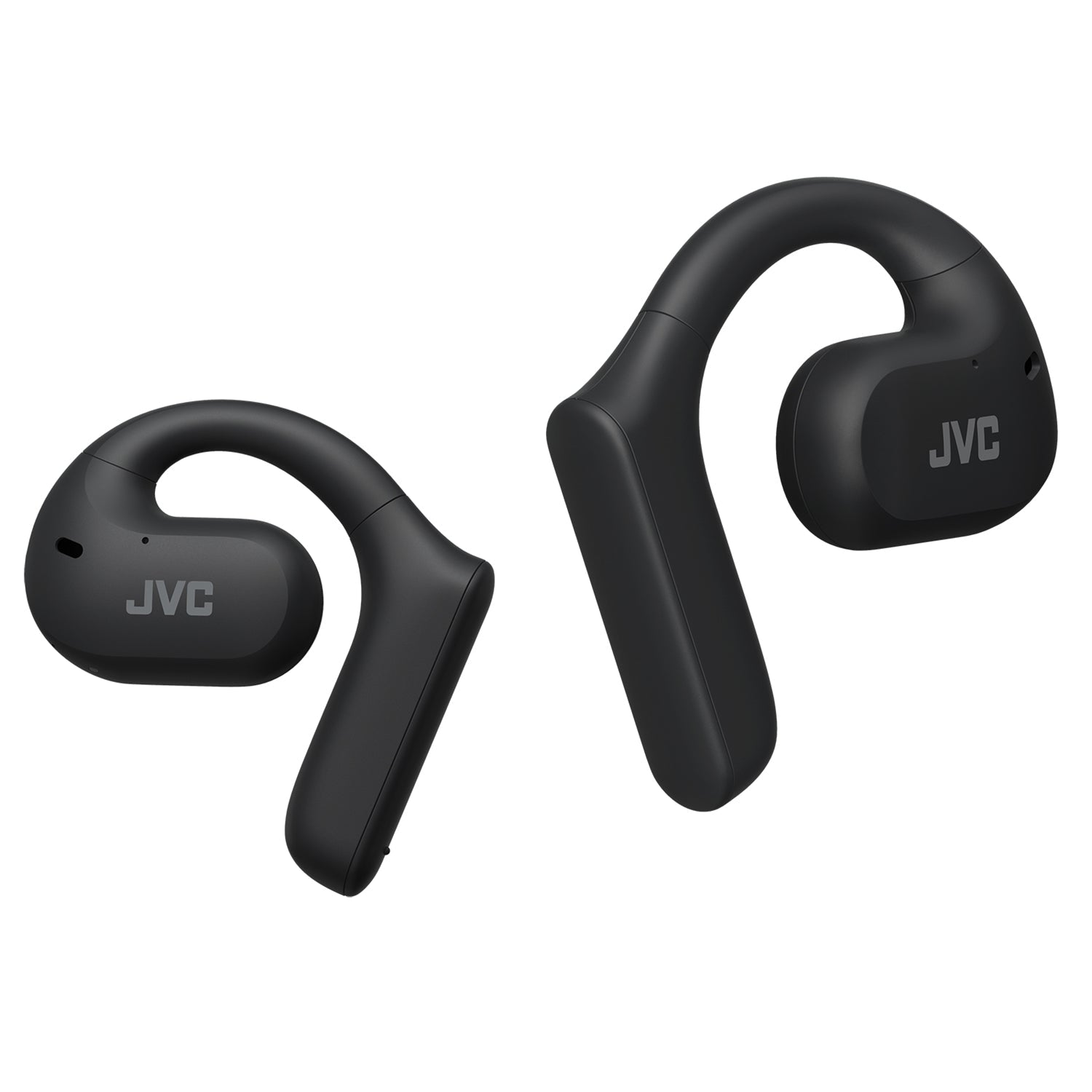 JVC HA-NP35T - Écouteurs à Oreille Ouverte Sans-Fil, Bluetooth 5.1 avec Commandes Tactiles, Noir - Simple Boutique