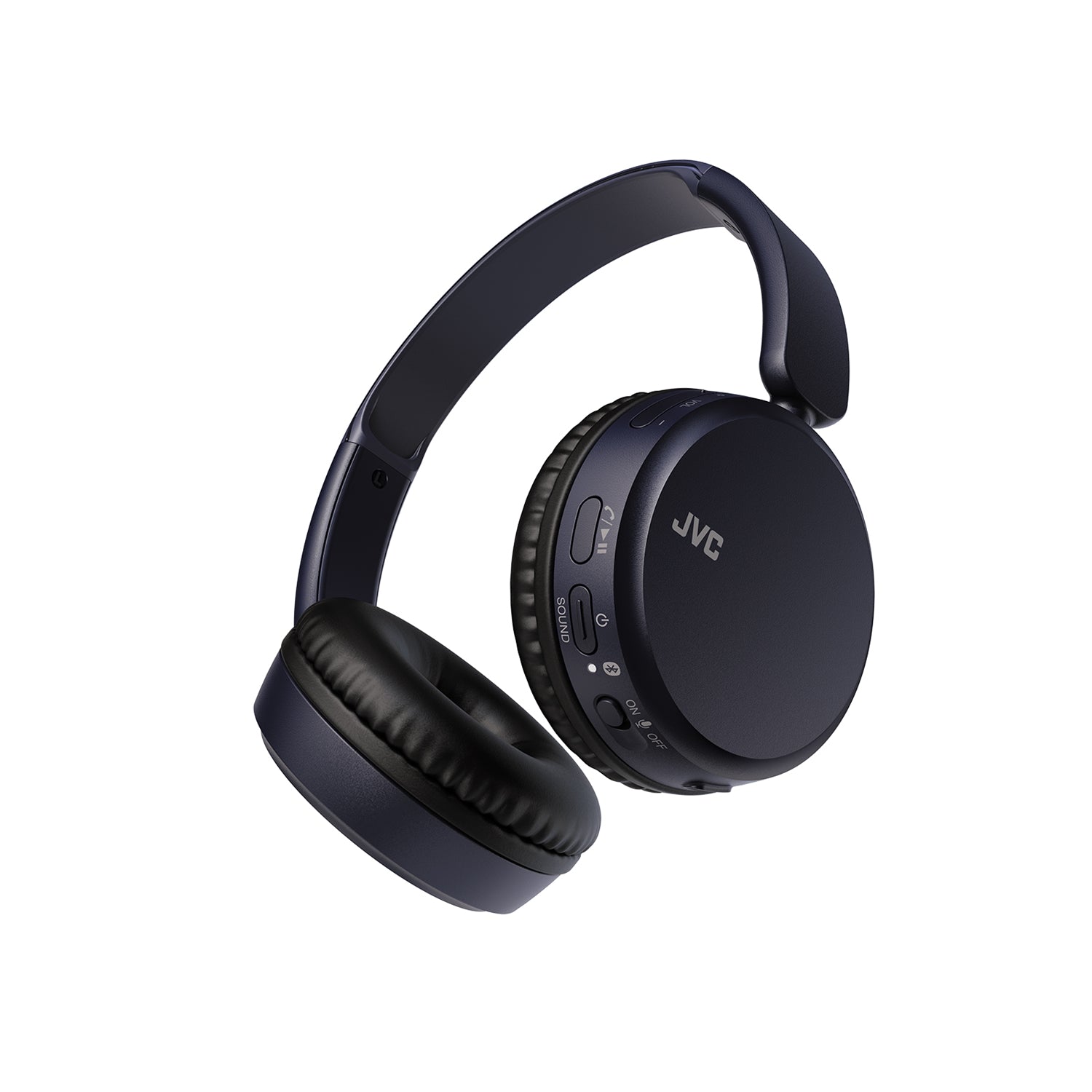 JVC HA-S36W-A - Écouteur Supra-Auriculaire Sans-Fil, Bluetooth 5.2, Télécommande et Microphone Intégrés, Bleu - Simple Boutique