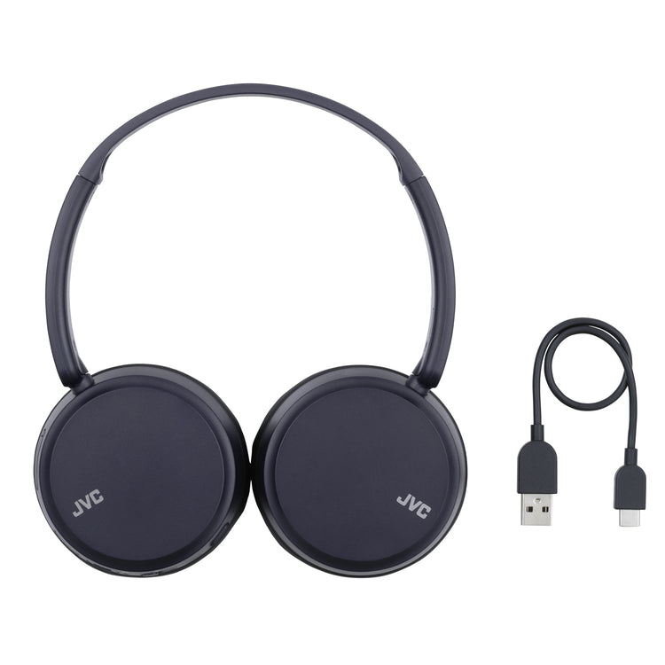 JVC HA-S36W-A - Écouteur Supra-Auriculaire Sans-Fil, Bluetooth 5.2, Télécommande et Microphone Intégrés, Bleu - Simple Boutique
