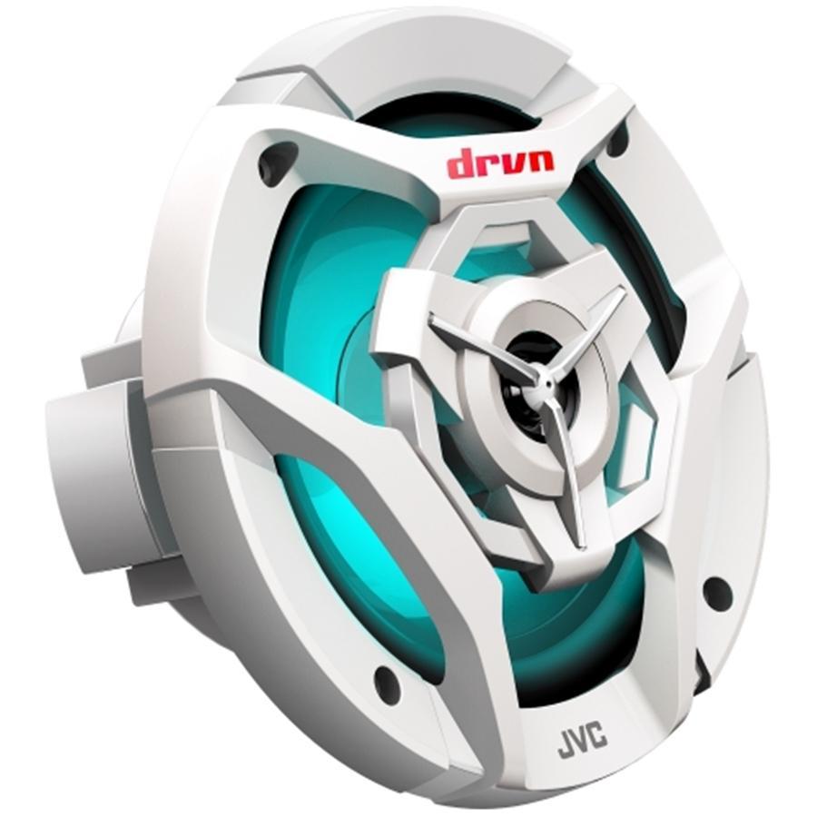 JVC - Haut-Parleurs Marine MotorSports, Coaxiaux à 2 Voies, 6.5 Pouces, 260W, Blanc - Simple Boutique