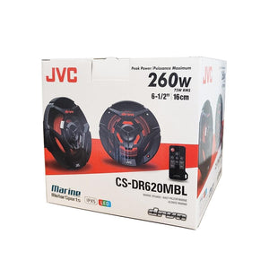 JVC - Haut-Parleurs Marine MotorSports, Coaxiaux à 2 Voies, 6.5 Pouces, 260W, Noir - Simple Boutique