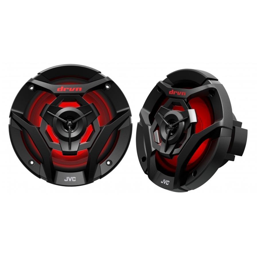 JVC - Haut-Parleurs Marine MotorSports, Coaxiaux à 2 Voies, 6.5 Pouces, 260W, Noir - Simple Boutique