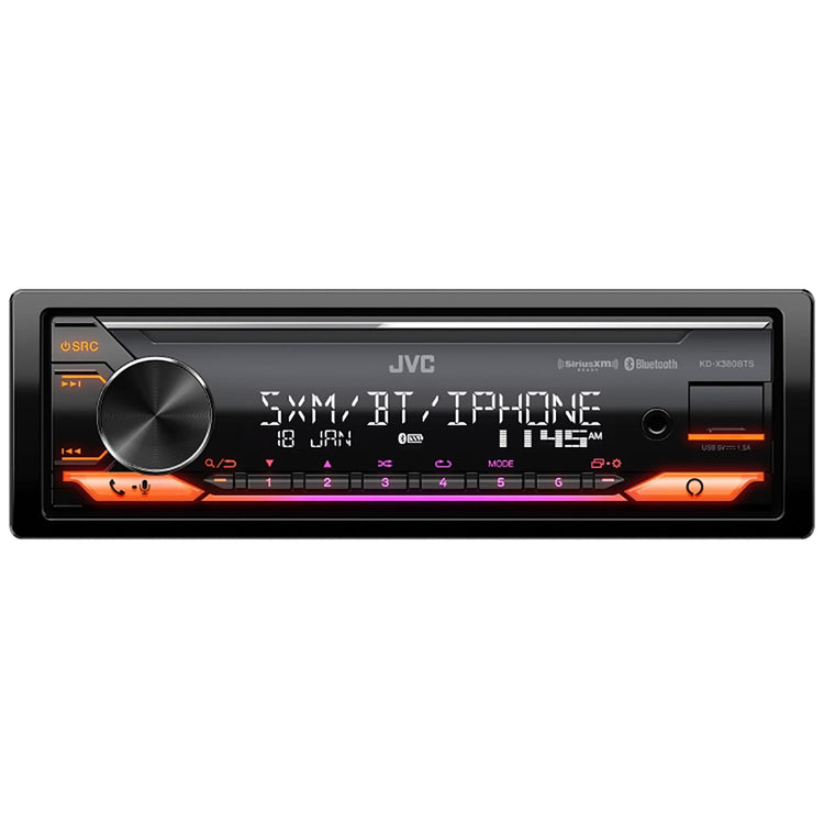 JVC KD-X380BTS - Radio/Récepteur Multimédia Numérique, Bluetooth, Pour Voiture, Noir - Simple Boutique