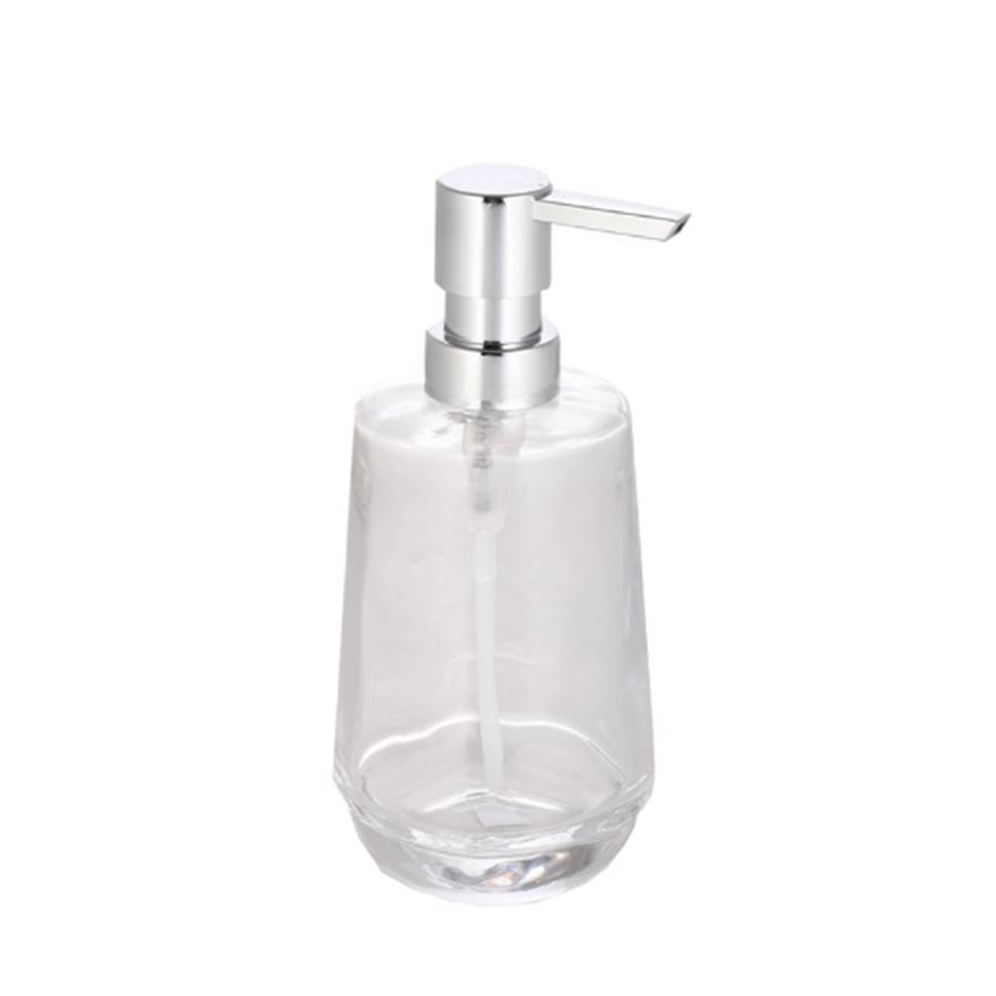 Jessar - Distributeur de Savon en Verre pour Salle de Bain, Transparent - Simple Boutique