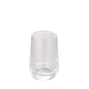 Jessar - Gobelet en Verre pour Salle de Bain, Transparent - Simple Boutique
