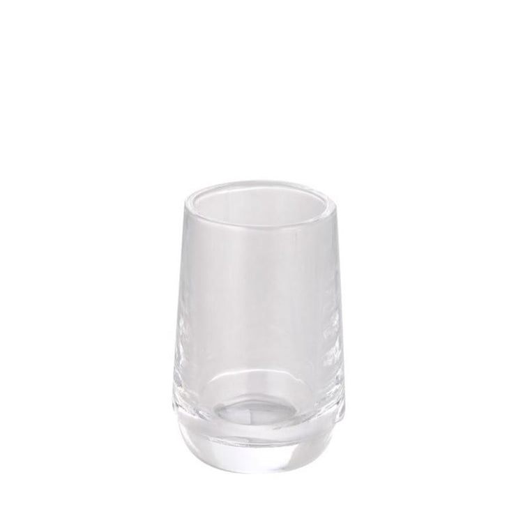 Jessar - Gobelet en Verre pour Salle de Bain, Transparent - Simple Boutique