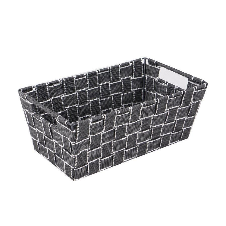 Jessar - Panier de Rangement en Tissus, 30X18 X11.5 cm, Gris - Simple Boutique
