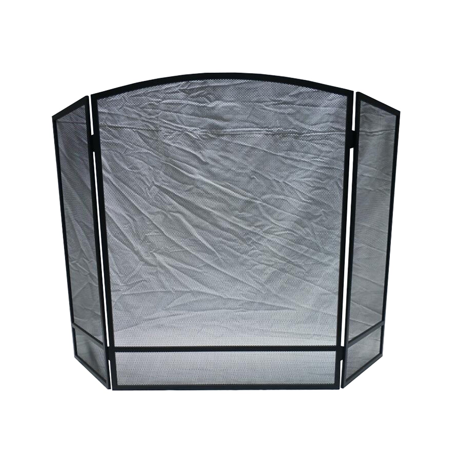 Jessar - Parre-Étincelles à 3 Panneaux pour Cheminée, 31''x48'', De la Collection York, Noir - Simple Boutique