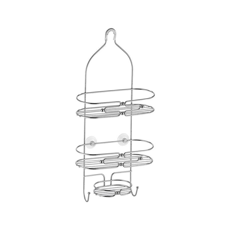 Jessar - Support Suspendu pour Accessoires de Douche, Argenté - Simple Boutique