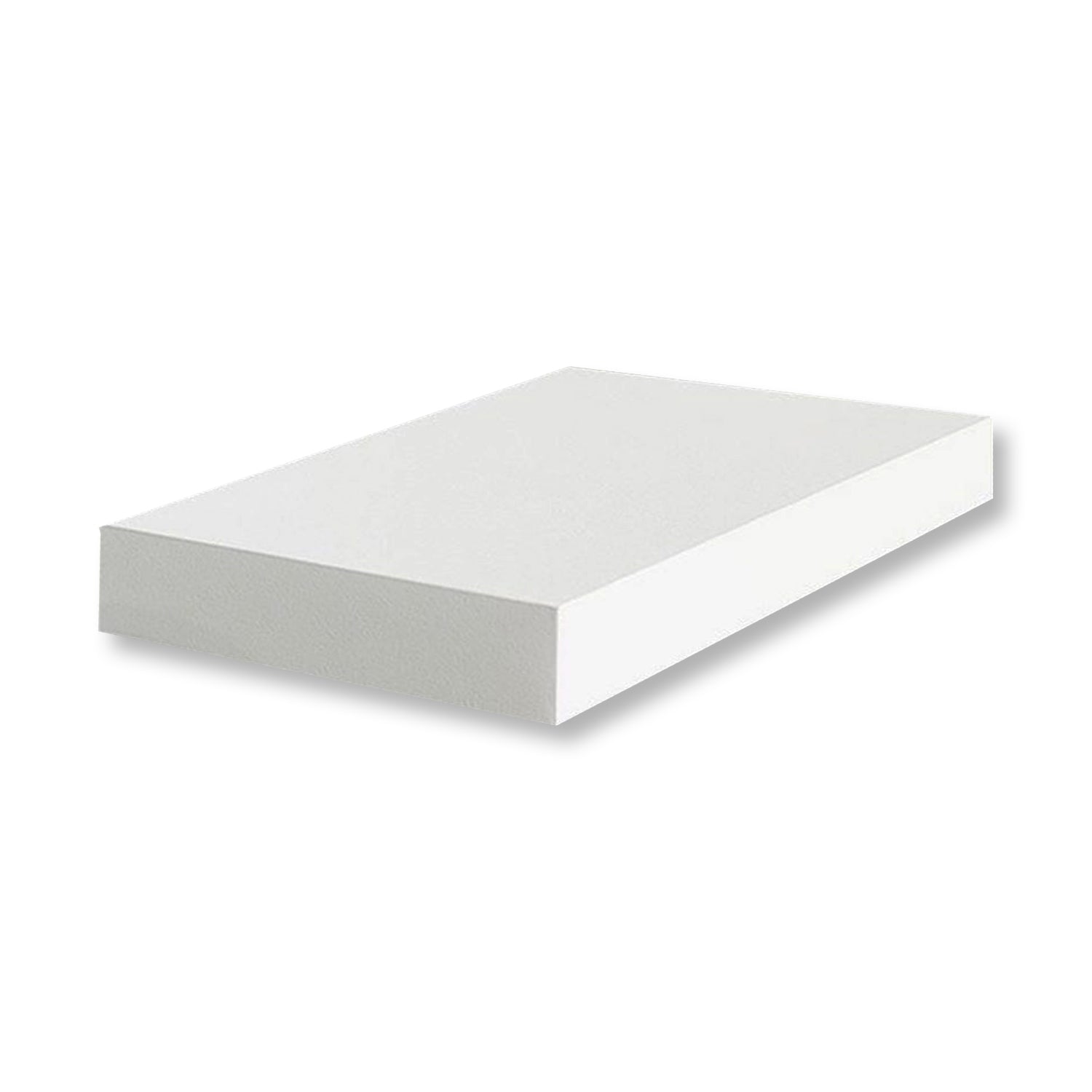 Jessar - Tablette Flottante Murale Individuelle, 15.75" x 9.25" x 1.5" , Blanc - Simple Boutique