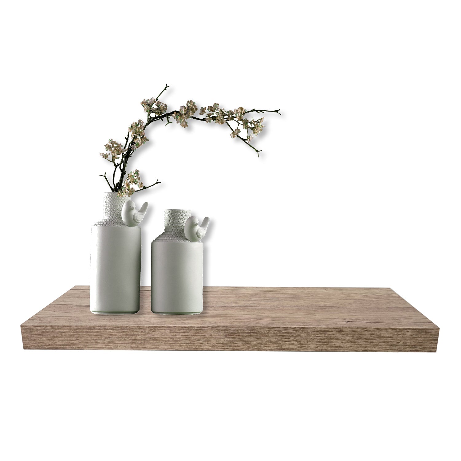 Jessar - Tablette Flottante Murale Individuelle, 31.5" x 9.25" x 1.5" , Naturel - Simple Boutique