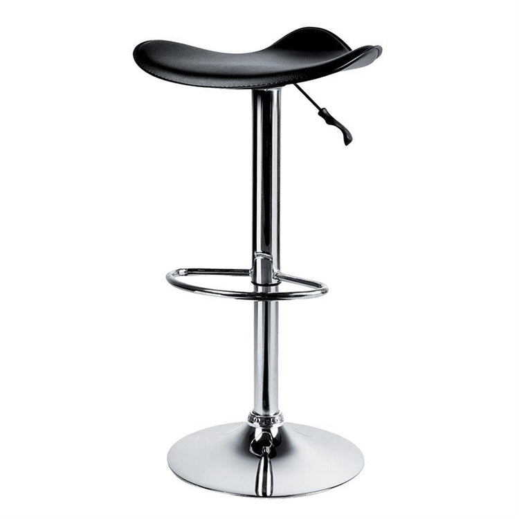 Jessar - Tabouret Tournant à Hauteur Réglable de la Collection Flex, Ensemble de 2, Noir - Simple Boutique