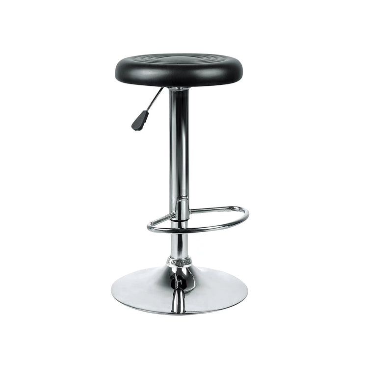 Jessar - Tabourets Tournants à Hauteur Réglable de la Collection Bruce, Ensemble de 2, Noir - Simple Boutique
