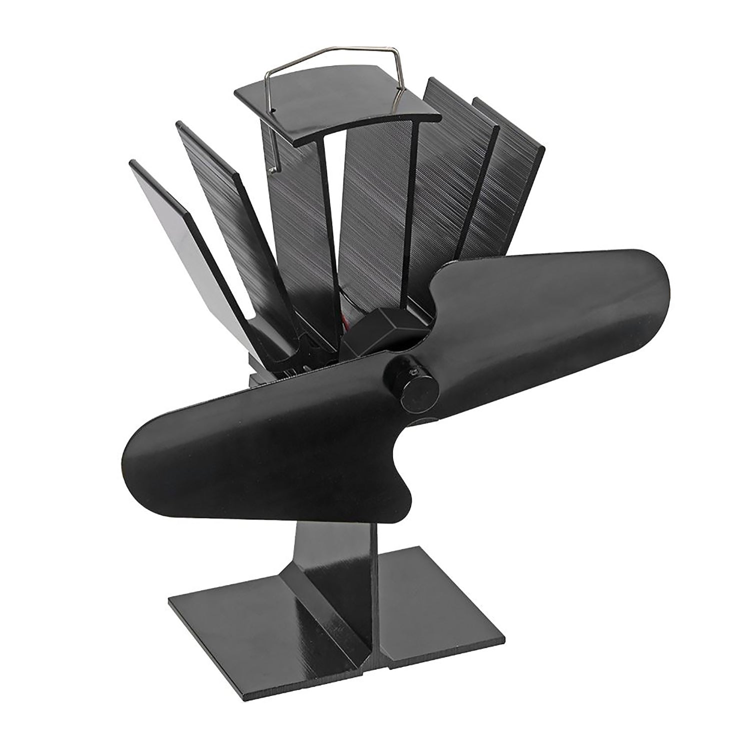 Jessar - Ventilateur Éco pour Poêle à Bois, De la Collection Classic, Noir - Simple Boutique