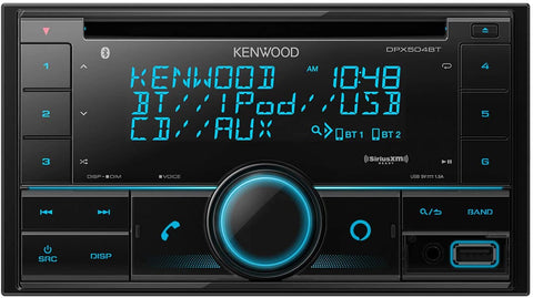 Kenwood DPX504BT Récepteur Multimédia Numérique 2-Din avec Bluetooth et Alexa pour Voiture, Noir