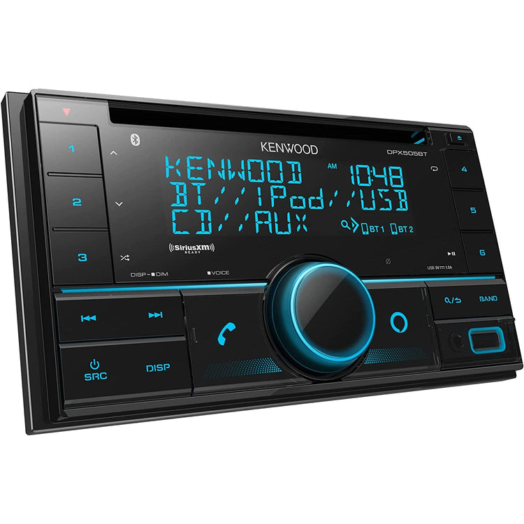 Kenwood DPX505BT Récepteur Multimédia Numérique 2-Din avec Bluetooth et Alexa pour Voiture, Noir - Simple Boutique