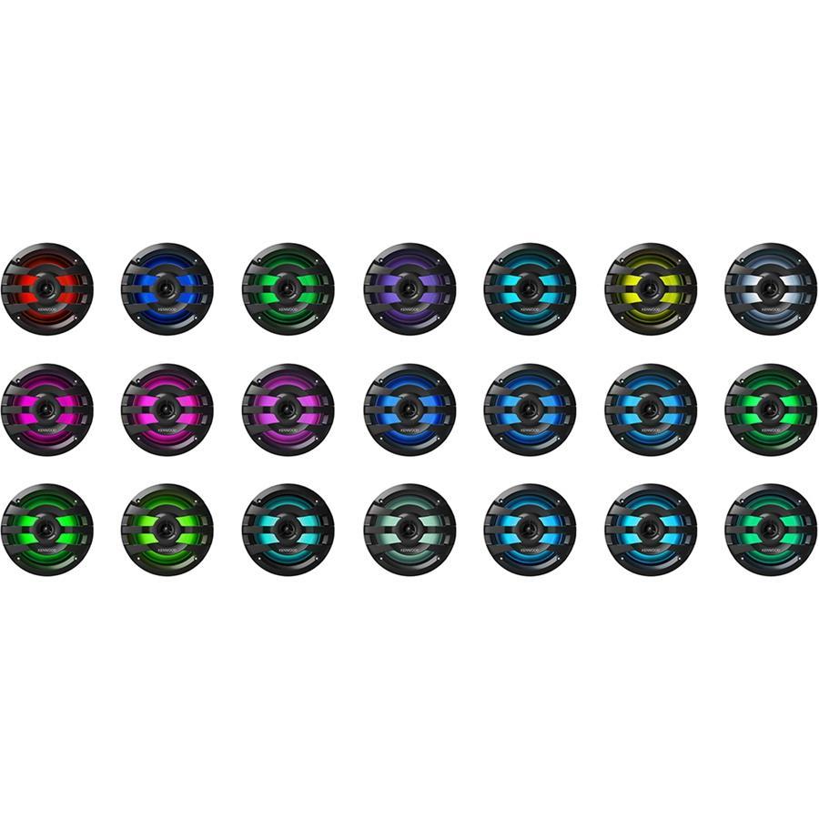 Kenwood - Haut-Parleurs Marine à 2 Voies, 6.5 Pouces, 260W, Noir - Simple Boutique