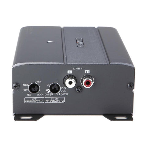 Kenwood KAC-M3001 Amplificateur Numérique Mono Compact, Pour Voiture, Gris