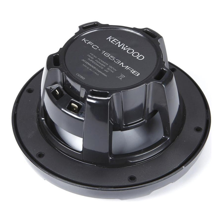Kenwood KFC-1653MRB Haut-Parleurs Coaxiaux à 2 Voies Marine / MotorSport avec Woofers résistants à l'eau, Noir - Simple Boutique