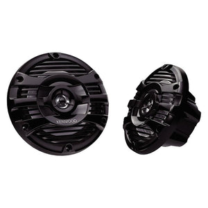 Kenwood KFC-1653MRB Haut-Parleurs Coaxiaux à 2 Voies Marine / MotorSport avec Woofers résistants à l'eau, Noir - Simple Boutique