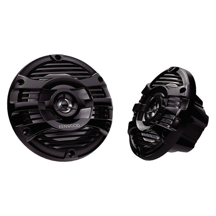 Kenwood KFC-1653MRB Haut-Parleurs Coaxiaux à 2 Voies Marine / MotorSport avec Woofers résistants à l'eau, Noir - Simple Boutique