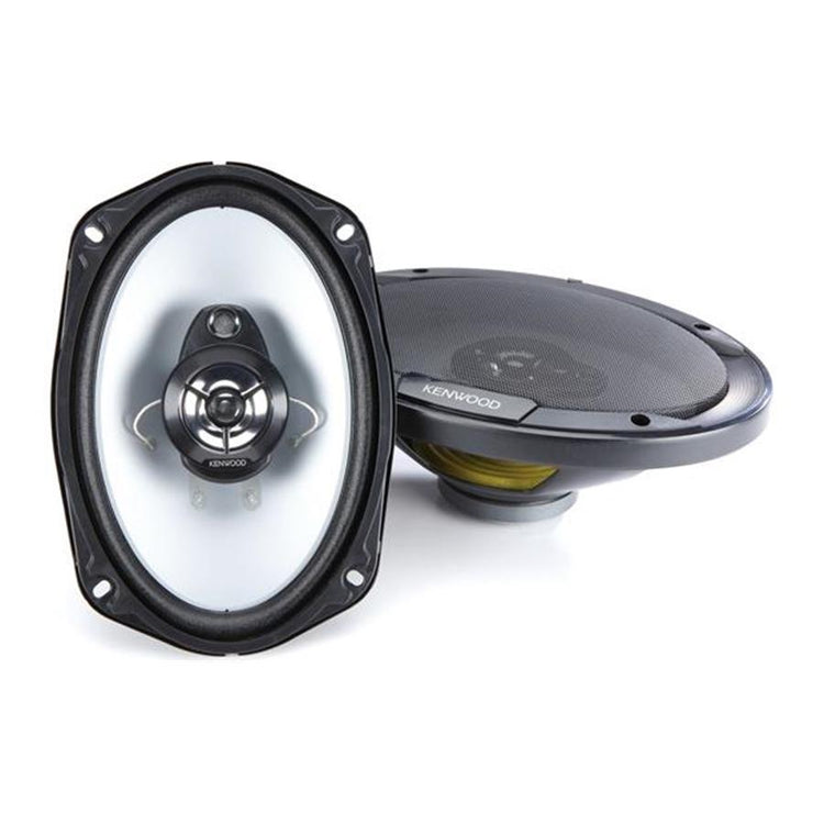 Kenwood KFC-6966S Haut-Parleurs Coaxiaux Ovales Coaxiaux 2 Voies 400 W, Pour Voiture, Noir - Simple Boutique