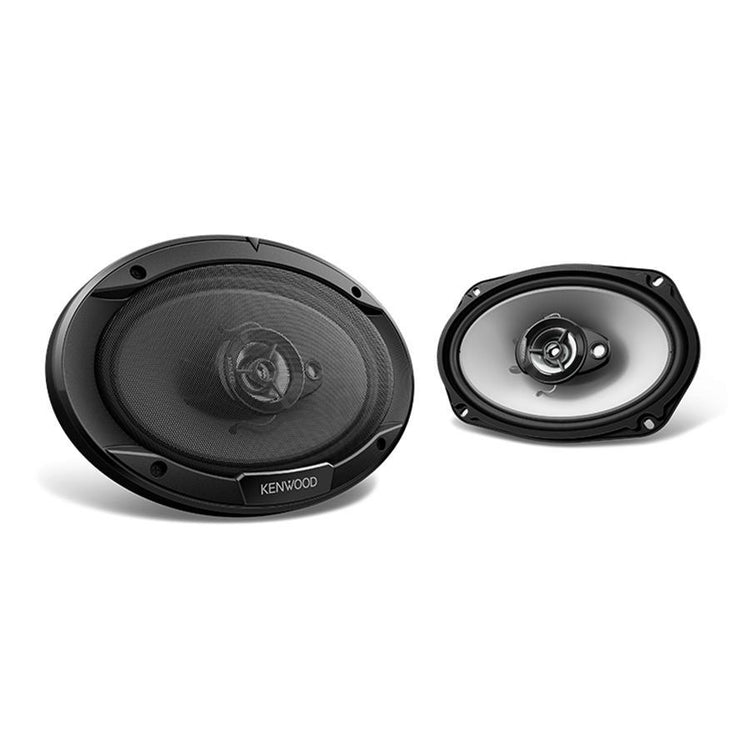 Kenwood KFC-6966S Haut-Parleurs Coaxiaux Ovales Coaxiaux 2 Voies 400 W, Pour Voiture, Noir - Simple Boutique