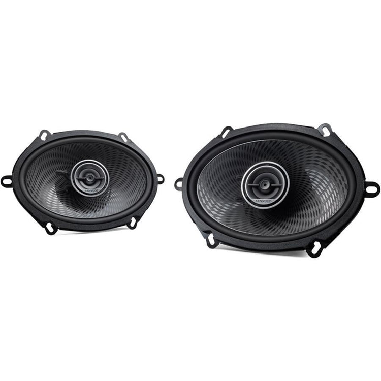 Kenwood KFC-C5796PS Haut-Parleurs 2 Voies Ajustement Personnalisé, 5x7'', 320W, Pour Voiture, Noir - Simple Boutique