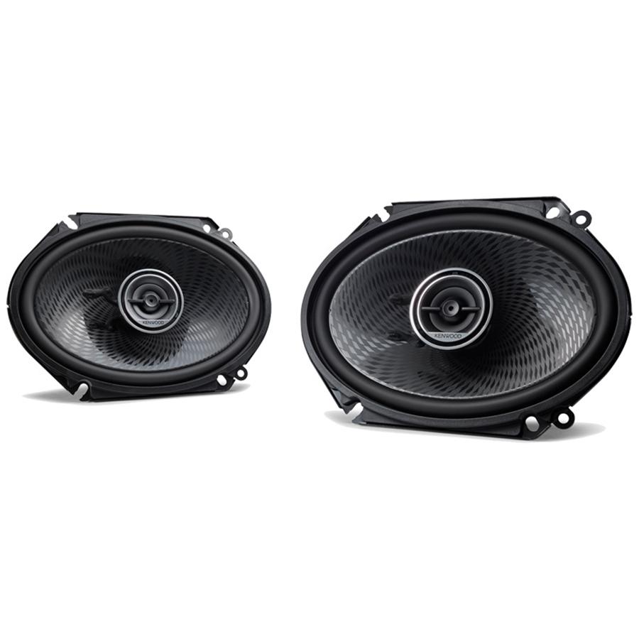 Kenwood KFC-C6866S 6 x 8" Haut-parleur Coaxial 2 Voies Série Sport 250 W, Pour la Voiture, Noir - Simple Boutique