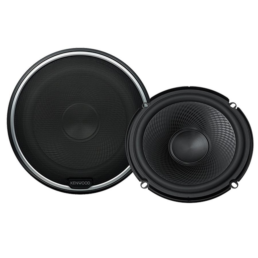 Kenwood KFC-P710PS Haut-Parleurs et Tweeters à Composant de 6,5 po, Pour Voiture, Noir - Simple Boutique