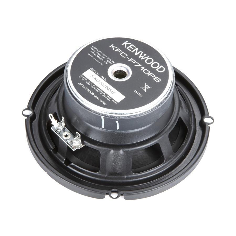 Kenwood KFC-P710PS Haut-Parleurs et Tweeters à Composant de 6,5 po, Pour Voiture, Noir - Simple Boutique