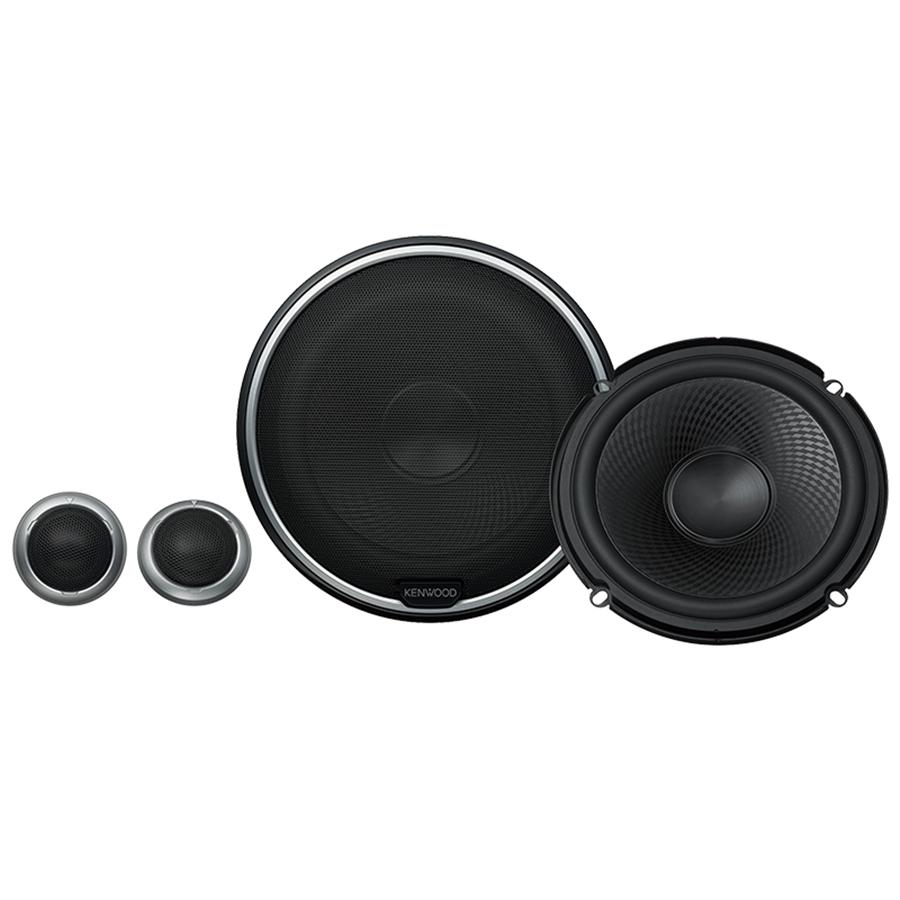 Kenwood KFC-P710PS Haut-Parleurs et Tweeters à Composant de 6,5 po, Pour Voiture, Noir - Simple Boutique