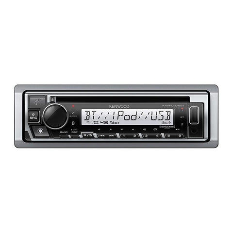 Kenwood KMR-D378BT Radio/Récepteur CD, Marine/MotorSport, Bluetooth, Argenté