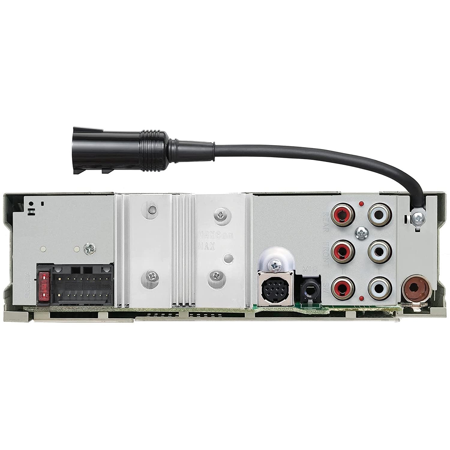Kenwood KMR-D382BT - Récepteur CD Marin avec Bluetooth 4.2, Entrée USB et AUX, Argenté - Simple Boutique