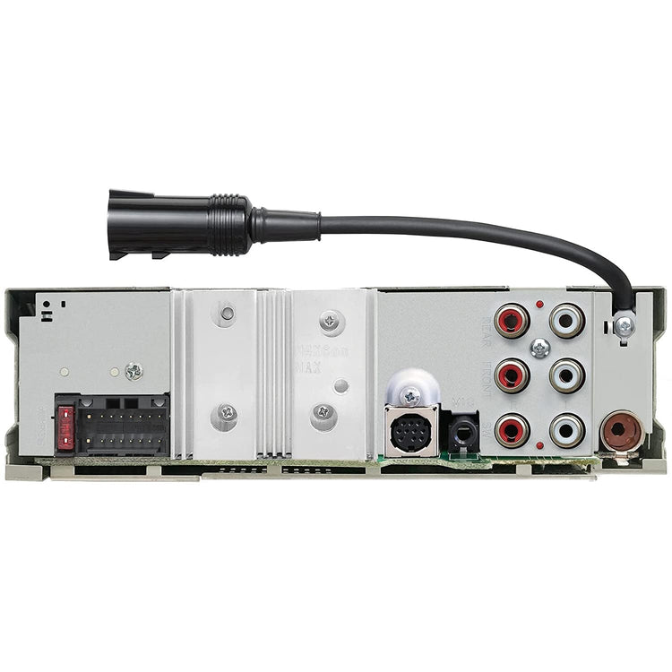 Kenwood KMR-D382BT - Récepteur CD Marin avec Bluetooth 4.2, Entrée USB et AUX, Argenté - Simple Boutique