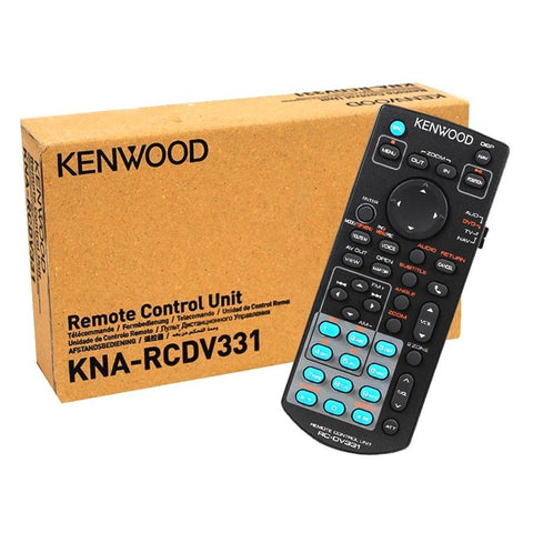 Kenwood KNA-RCDV331 Télécommande à Distance Infrarouge pour Moniteur Multimédia, Pour Voiture, Noir