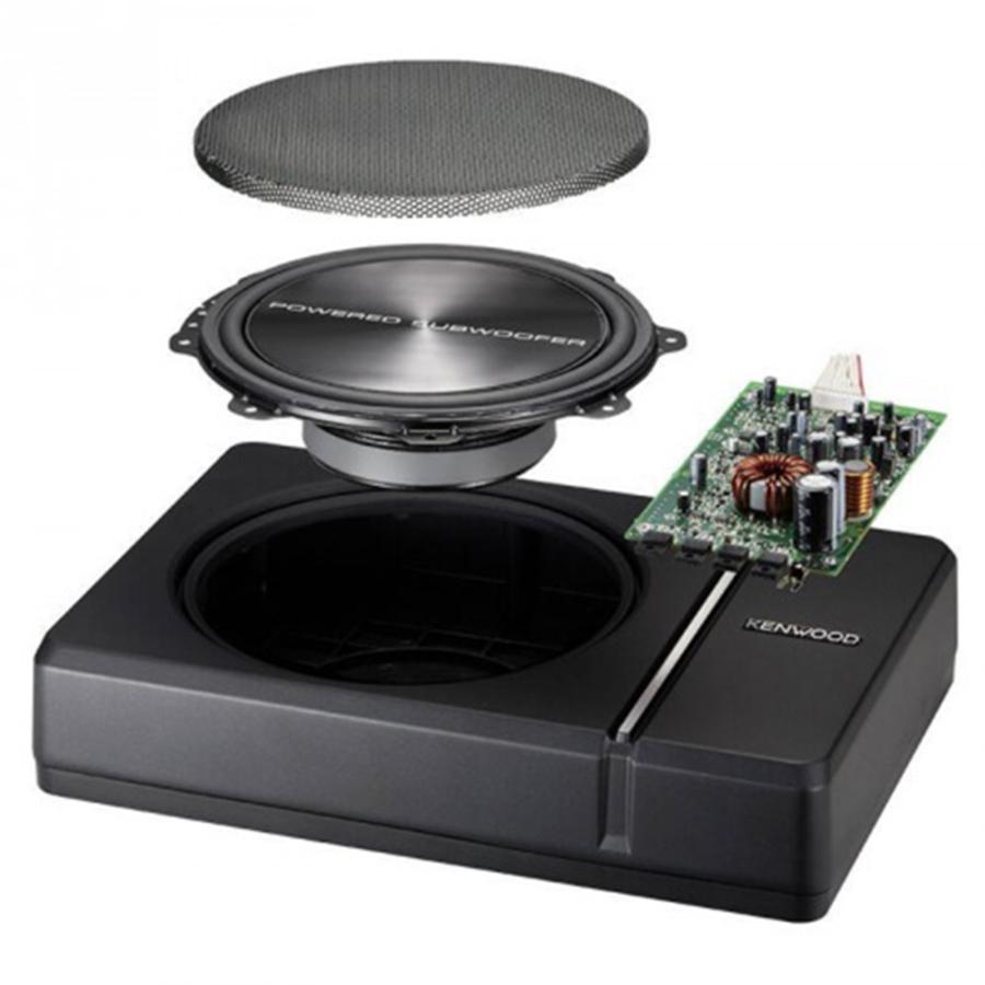 Kenwood KSC-PSW8 Boîtier de Subwoofer à Alimentation 8 po, Pour Voiture, Noir - Simple Boutique