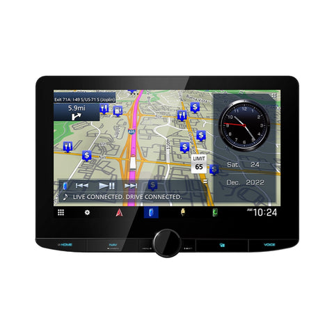 Kenwood - Récepteur Multimedia avec Système de Navigation GPS, Écran de 10.1