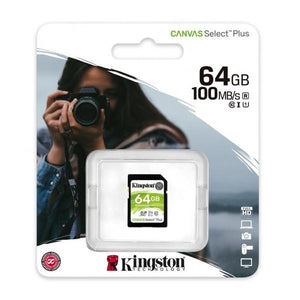 Kingston Canvas Select Plus Carte SDHC 100 Mo en lecture C10 UHS-I U1 V10 - 64 GB - Simple Boutique