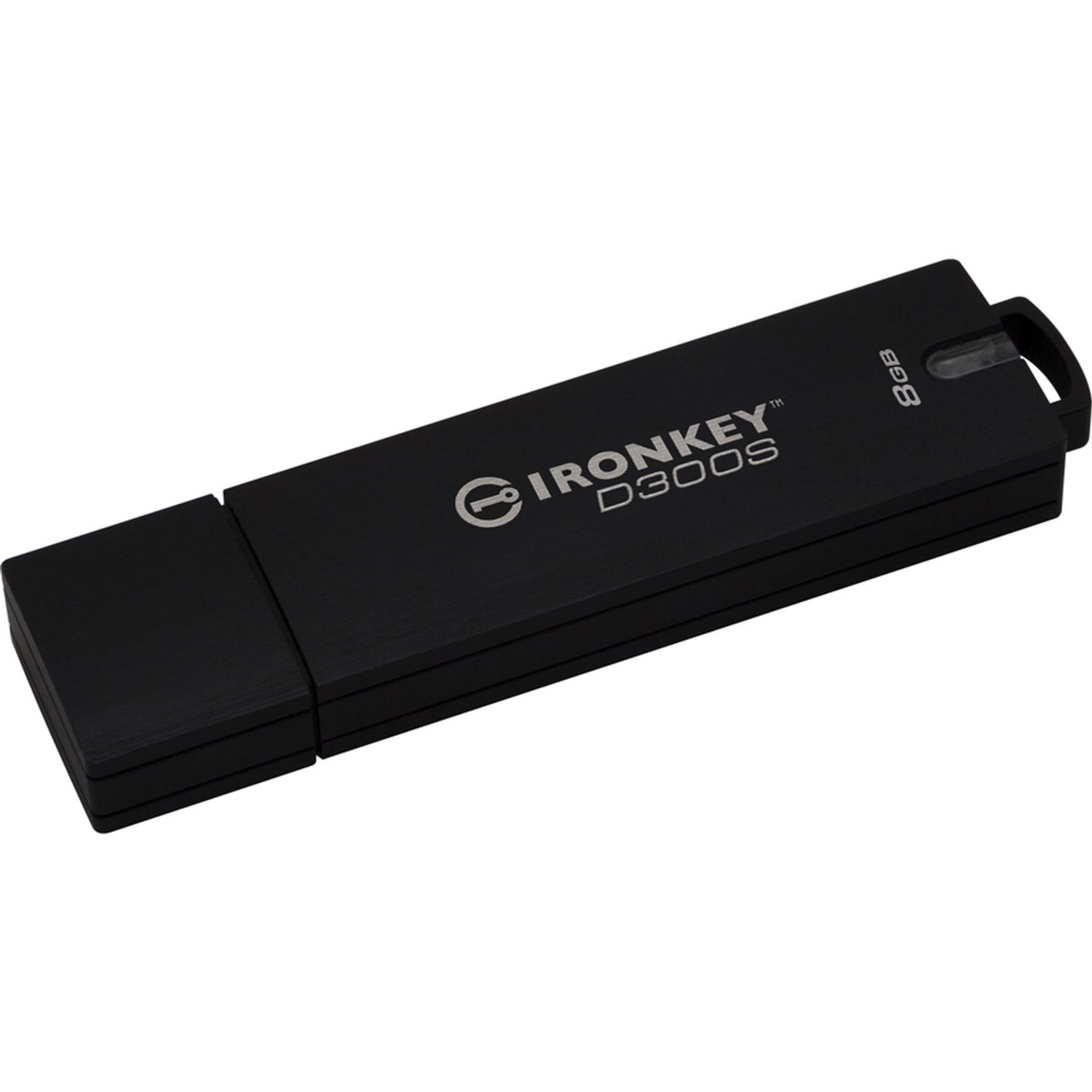 Kingston - Clé USB Chiffré USB 3.1 IronKey D300S, Capacité de 8GB, FIPS 140-2 Niveau 3 - Simple Boutique